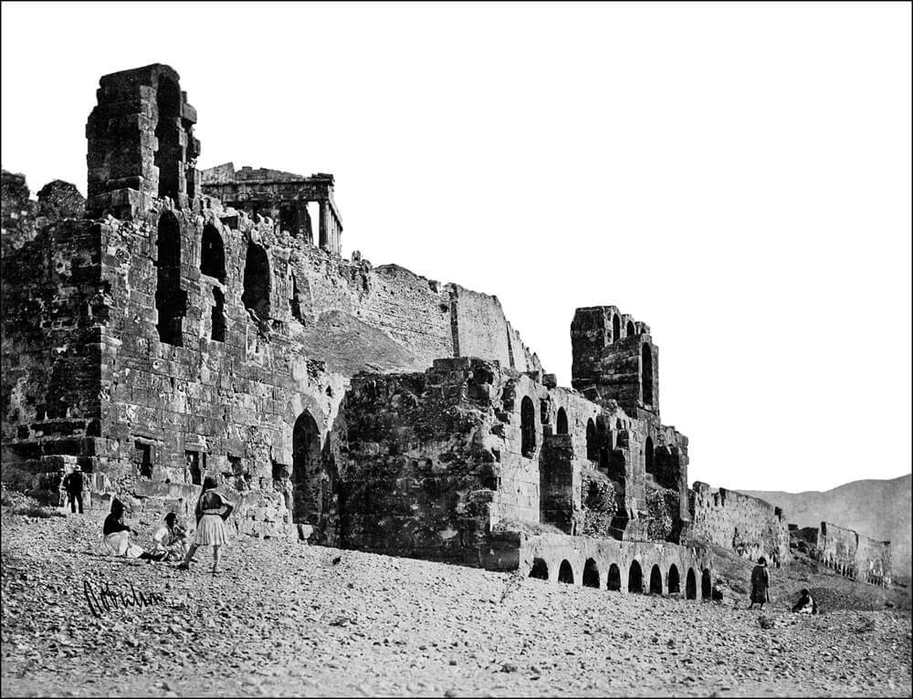 11. J. Robertson. Το Ηρώδειο από νοτιοδυτικά, 1854