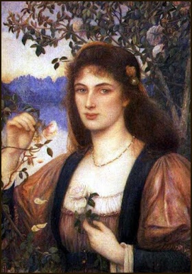 Μαρία Σπάρταλη Στίλμαν: «Ένα τριαντάφυλλο στον κήπο της Αρμίδας» (1894) 