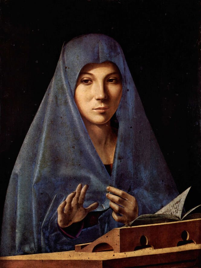 Antonello da Messina, «Ευαγγελισμός». Galleria Regionale della Sicilia, Παλέρμο