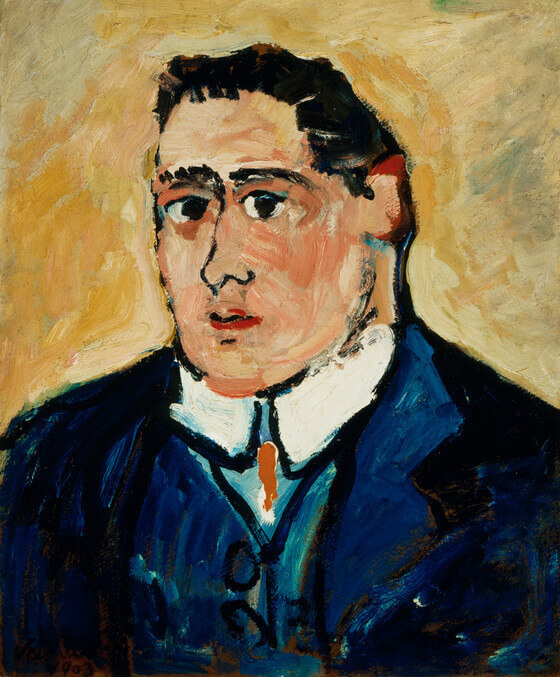 Ο Απολιναίρ από τον Μορίς Βλαμένκ (1904-1905), Μουσείο Σύγχρονης Τέχνης του Λος Άντζελες