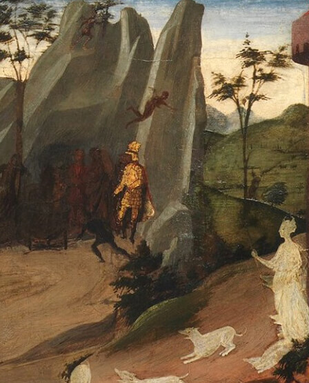 Biagio d'Antonio-Jacopo del Sellaio, «Σκηνές από την Αργοναυτική εκστρατεία», λεπτομέρεια, 1465