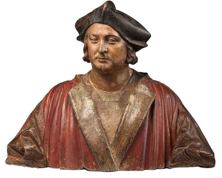 Πιέτρο Τοριτζάνο (Φλωρεντία 1472-Σεβίλη 1528): Άγνωστος άνδρας (περ. 1510-15). Χρωματισμένη τερακότα. ΜΕΤ 