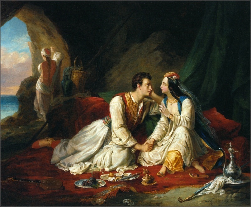 Alexandre Marie Colin (1789-1875): «Ο Λόρδος Βύρων ως Δον Ζουάν» (1831)
