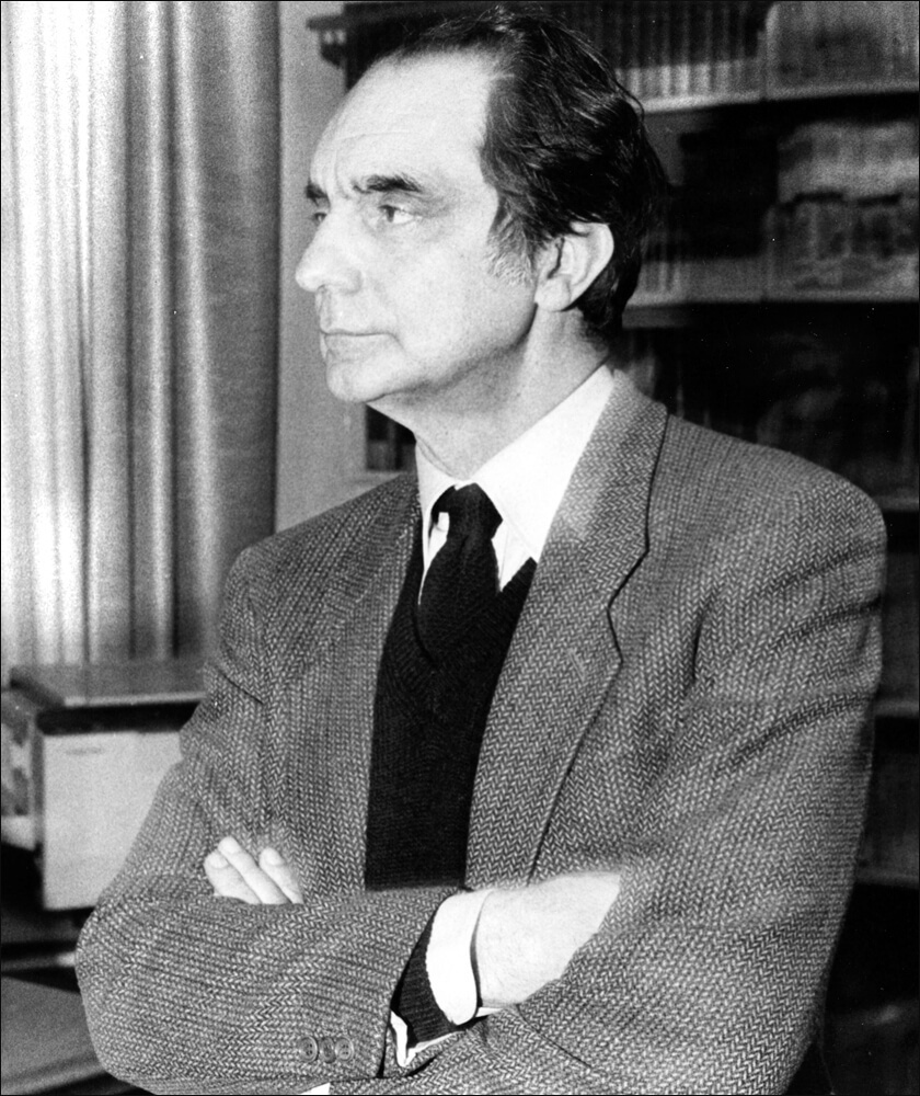 Ο Ίταλο Καλβίνο στην Αθήνα (φωτ. Τάσος Παυλίδης 1984)
