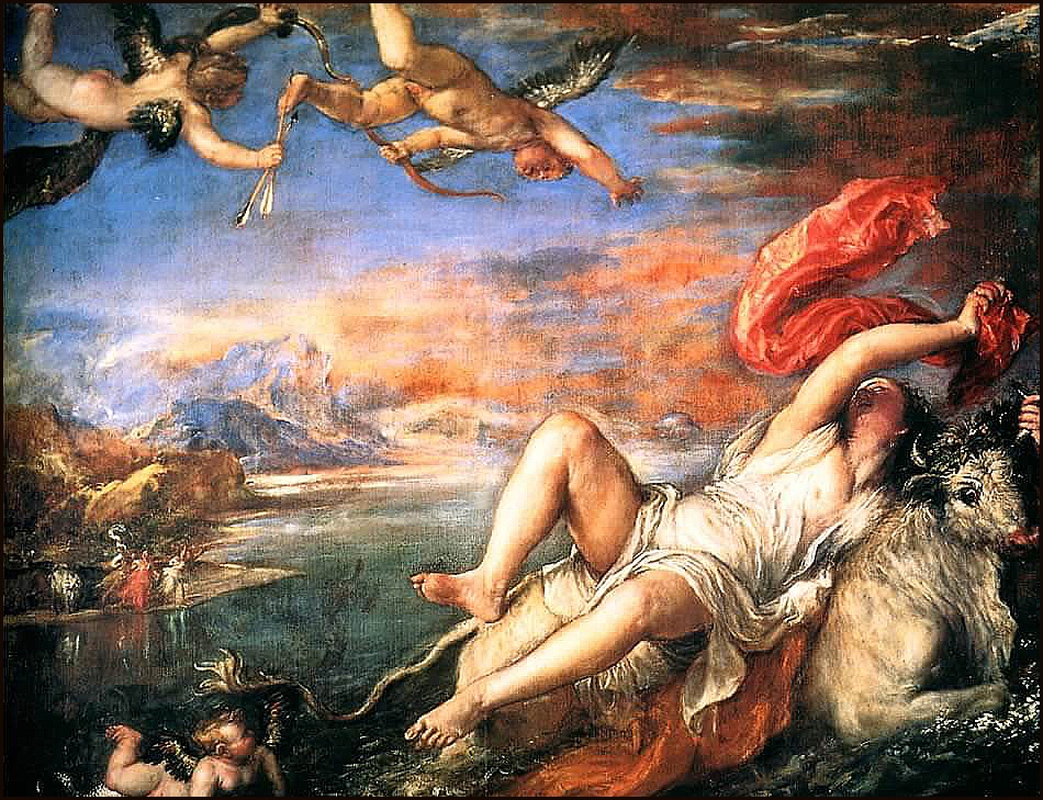 Τιτσιάνο, «Η αρπαγή της Ευρώπης» (1560-1562), Βοστώνη, Μουσείο Isabella Stewart Gardner