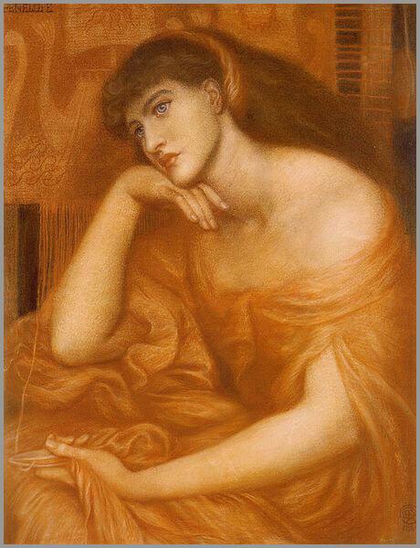 Dante Gabriel Rossetti: «Πηνελόπη», 1869