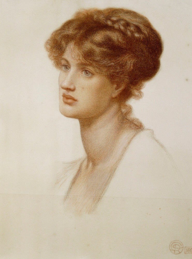 Πορτρέτο της Μαρίας από τον Ντάντε Γκαμπριέλ Ροσέτι 