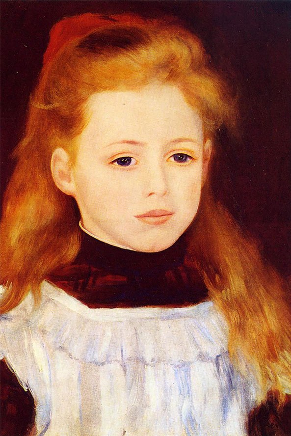 Pierre Auguste Renoir: «Aka Lucie Berard, λάδι σε καμβά (1884).