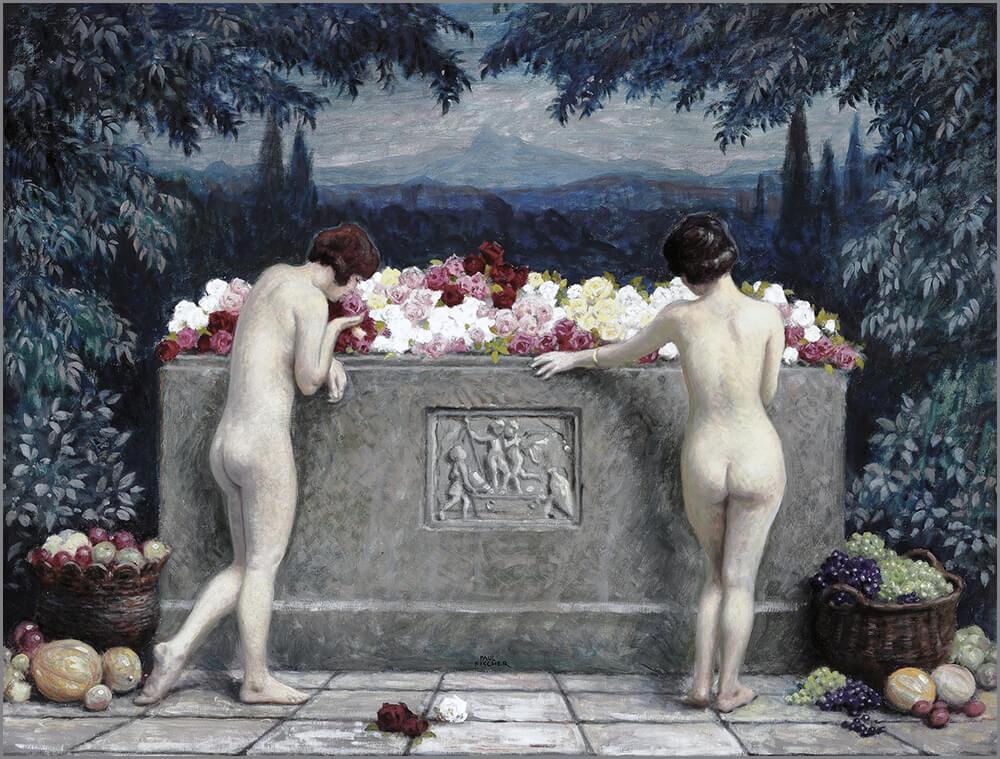 Έργο του Δανού ζωγράφου Paul Gustav Fischer: «Στη σαρκοφάγο» (1929)