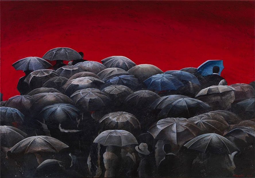 Crossings 2011 της Δάφνης Αγγελίδου (από το εξώφυλλο του βιβλίου).