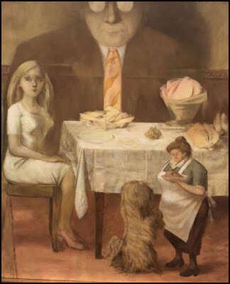 Dorothea Tanning, «Οικογενειακό πορταίτο». 1953-54 (λάδι σε καμβά. Εθνικό Μουσείο Σύγχρονης Τέχνης (Centre Georges Pompidou), Παρίσι