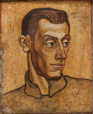 Στρατής Δούκας, χέρι Φ. Κόντογλου (1923)