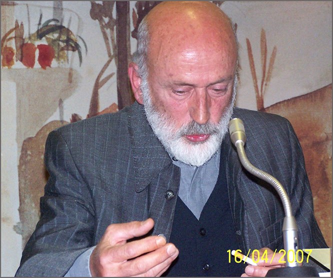 O Aργύρης Χιόνης (Φωτ. Χρίστος Ρουμελιωτάκης, 2007. Αρχείο Γιώργου Ζεβελάκη)