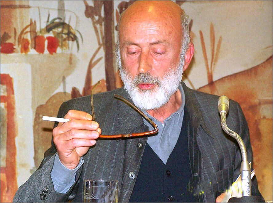 O Aργύρης Χιόνης (Φωτ. Χρίστος Ρουμελιωτάκης, 2007. Αρχείο Γιώργου Ζεβελάκη)