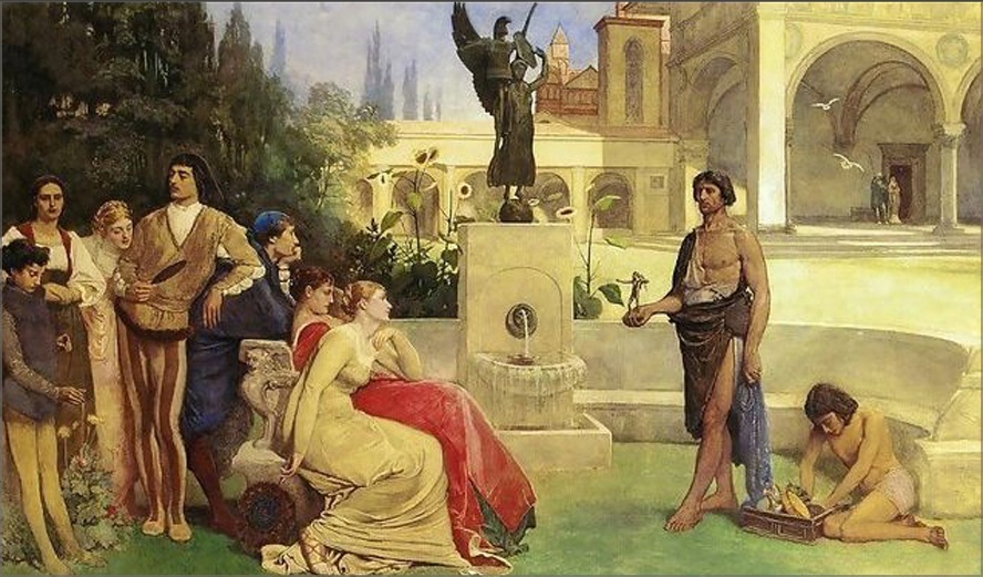 Sir James Dromgole Linton: «Οι Λωτοφάγοι» (1874)