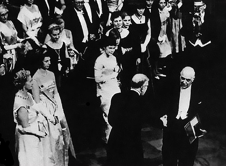 Στοκχόλμη, 10 Δεκεμβρίου 1963: Απονομή του βραβείου Νομπέλ στον Γιώργο Σεφέρη