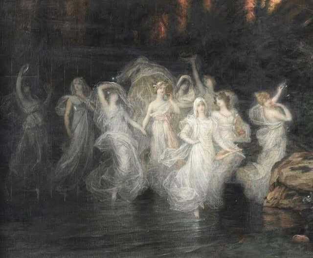 Gabriel-Joseph-Ferrie, «Το όνειρο ή Το ξύπνημα του ποιητή» (προσχέδιο τοιχογραφίας, Αμφιθἐατρο Descartes) της Νέας Σορβόνης, Παρίσι