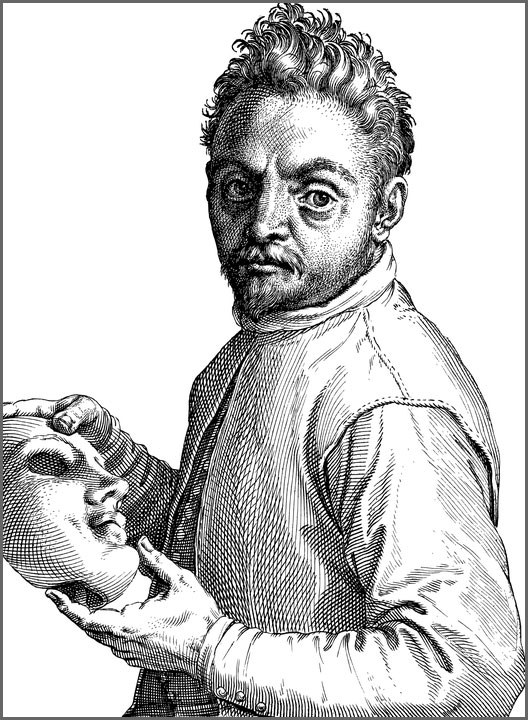 Agostino Carracci: Πορτρέτο του Giovanni Gabrielli