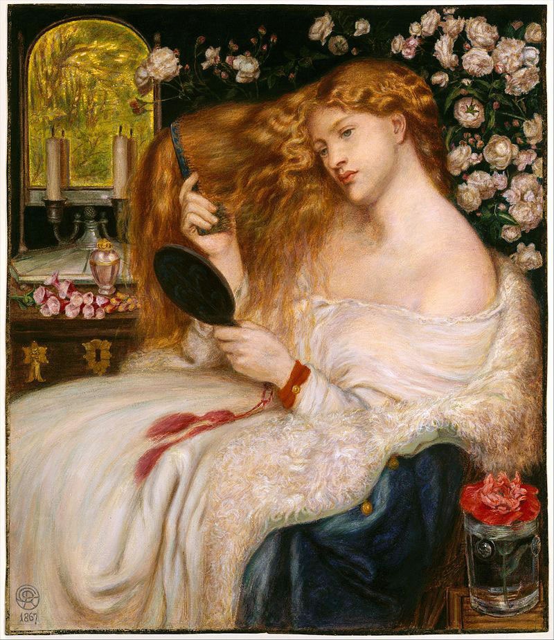 Dante Gabriel Rossetti, «Λιλίθ», (1867) Mητροπολιτικό Μουσείο Νέας Υόρκης