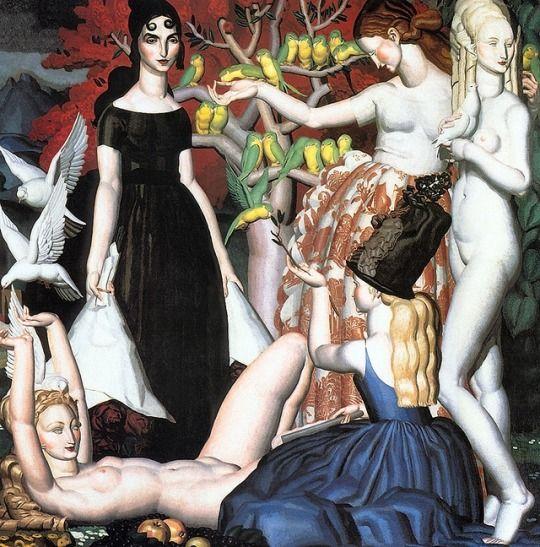 Jean Dupas: «Οι παπαγάλοι», 1925