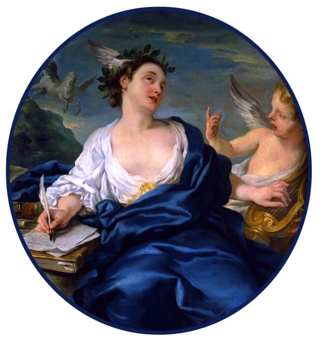 Jean Francois De Troy: «Aλληγορία της Ποίησης» (1733) λάδι σε καμβά