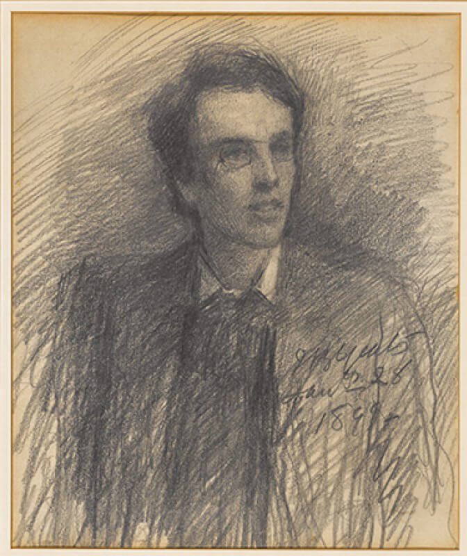 Ο ποιητής σχεδιασμένος από τον πατέρα του Τζον Μπάτλερ Γέητς