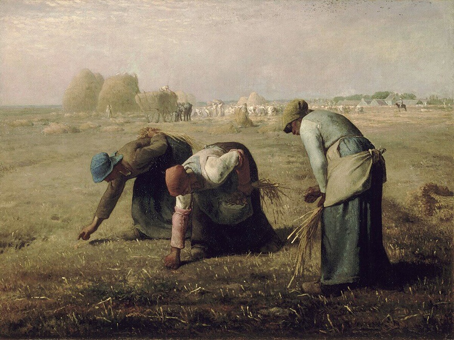 Jean François Millet, «Οι σταχομαζώχτρες», 1857. Μουσείο Orsay, Παρίσι