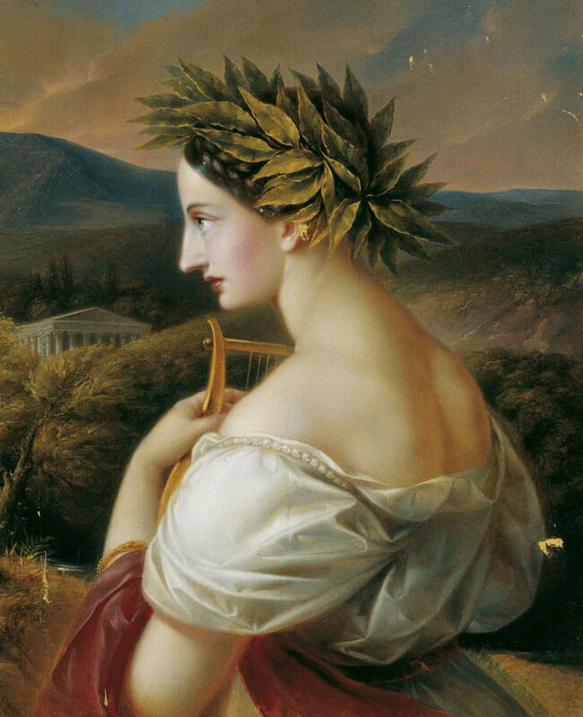 Σαπφώ, του Karl Agricola, περ. 1839