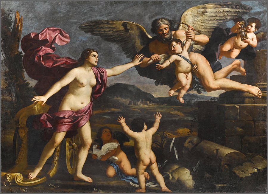 Giacinto Gimignani: «Αφροδίτη, Έρως και Χρόνος», 1681