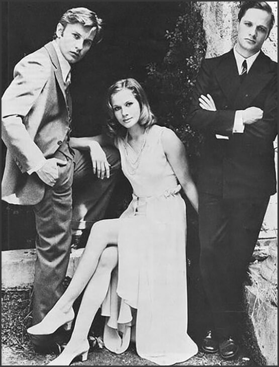 Lino Capolicchio, Dominique Sanda, Helmut Berger