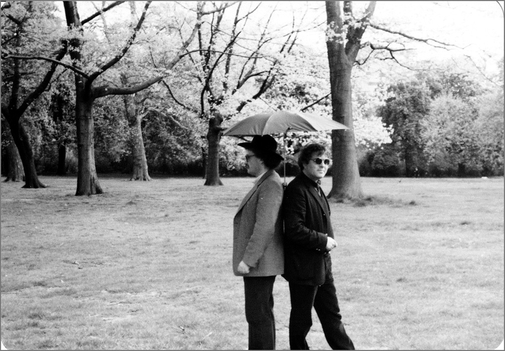 Μ. Μήτρας και Α. Ζήρας, Hyde Park, Λονδίνο 1983