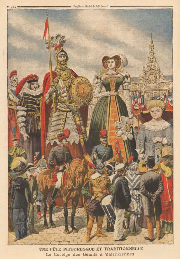 «Μια γραφική και παραδοσιακή γιορτή. Η Πομπή των Γιγάντων στην Βαλενσιέν» (10/7/1910) 