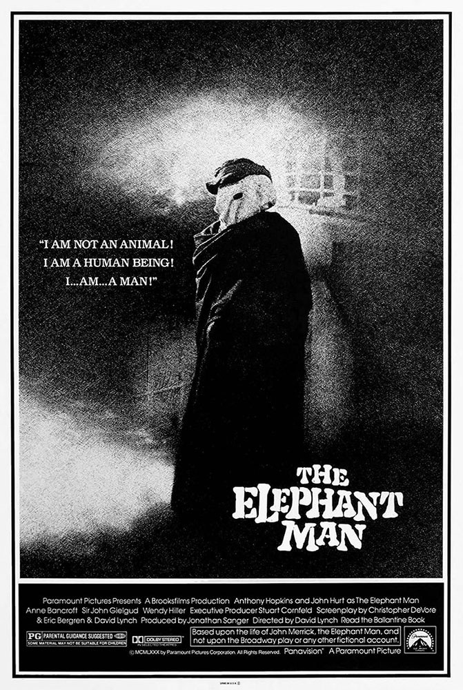 Η αφίσα της ταινίας «Ο Άνθρωπος Ελέφαντας» (1980) 