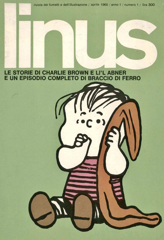 Απρίλιος 1965: Το πρώτο τεύχος του ιταλικού περιοδικού. Στο εξώφυλλο, ο «νονός» του τίτλου. 