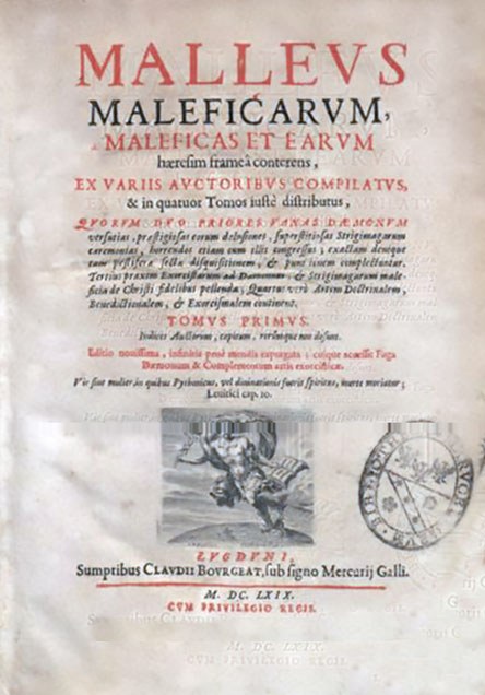H σελίδα τίτλου του «Malleus Maleficarum», έκδοση του  1669