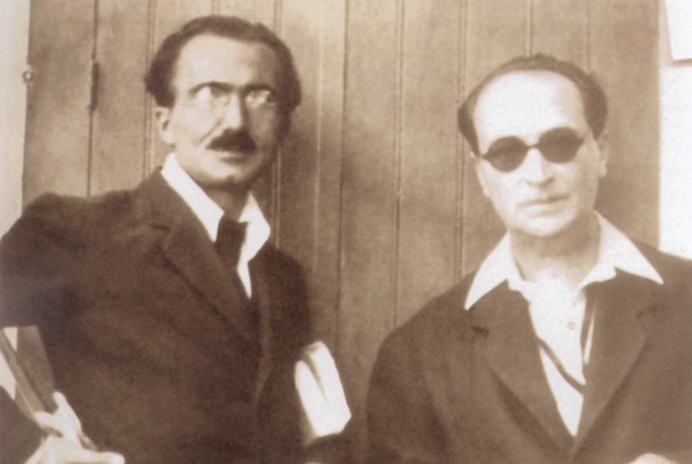 Ο ΝΚ με τον Άγγελο Σικελιανό (1914)
