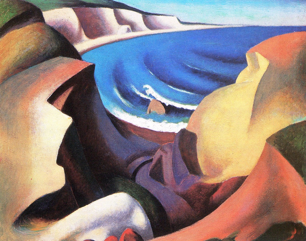 Τhomas Hart Benton (1889-1975): «Οι γκρεμνοί», λάδι σε καμβά, 1921. Πινακοθήκη Σμιθσόνιαν