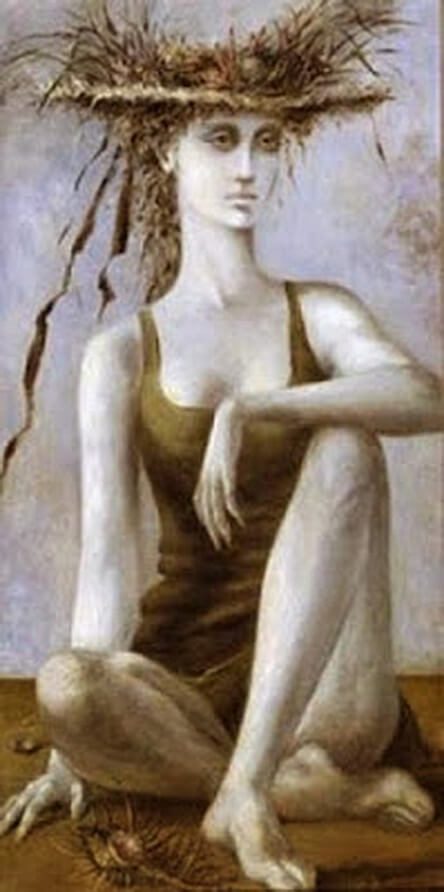 Δωροθέα Τάνινγκ: «Πέρα από παραλιακή», 1940 (Λάδι σε καμβά 74 Χ 36 εκ.)