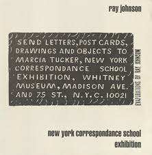 Πρόσκληση του Ray Johnson για την έκθεση του New York Correspondance School στο Whitney Museum, 1970