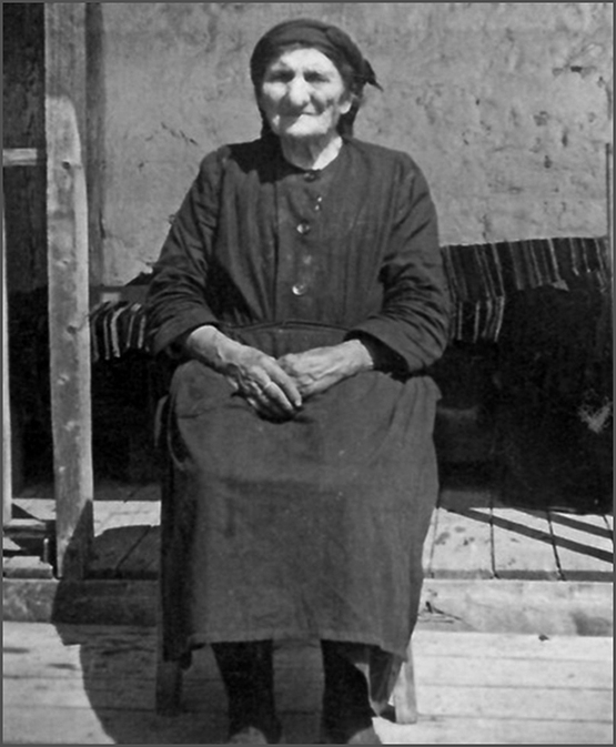 Μαρία Πανταζή, 93 ετών. Μικρό Χωριό Ευρυτανίας, 1959 (Πηγή: Ηλιόπουλος)