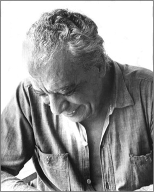 Ο Στρατής Τσίρκας στη Σκύρο, 1970. Φωτογραφία του Antoine Vitez.