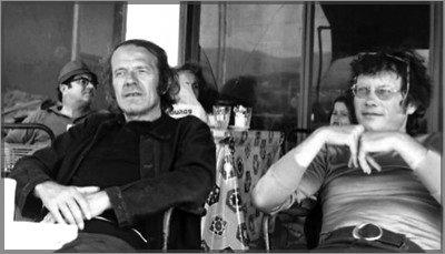 Ο Gilles Deleuze και ο Felix Guattari στο λιμάνι της Σκύρου. Φωτογραφία του Karl Flinker, από το αρχείο της Emmanuelle Guattari.