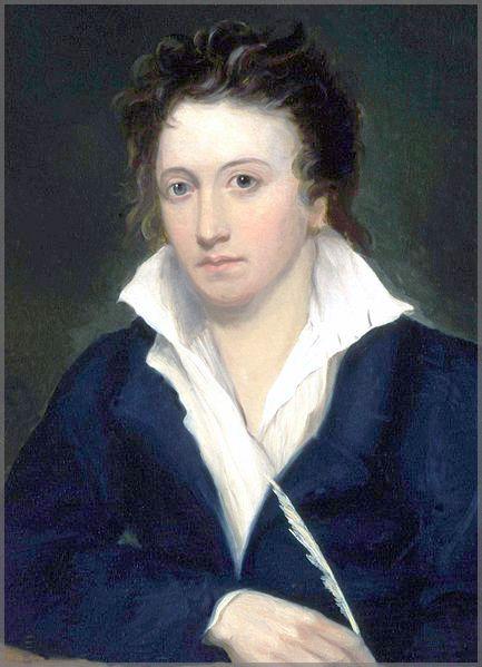 Ο Percy Bysshe Shelley, έργο του Alfred Clint