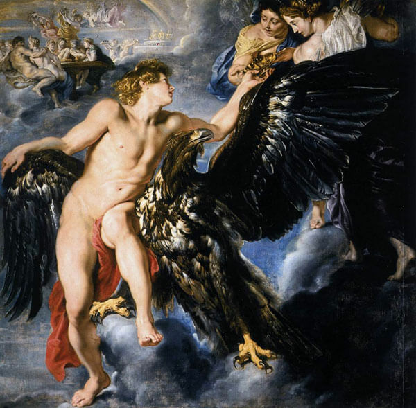 Ρούμπενς, «Η απαγωγή του Γανυμήδη«, 1611