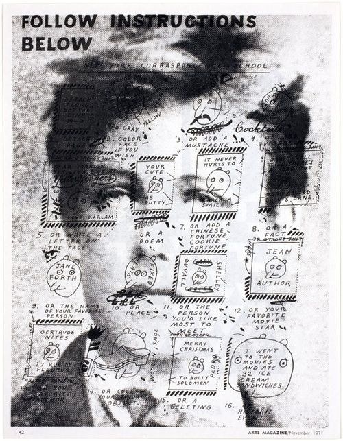 Ray Johnson, Follow Instructions Below