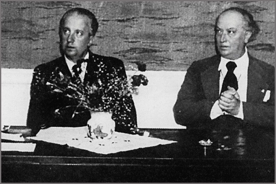Paul Éluard και Άγγελος Σικελιανός, Αθήνα 1946