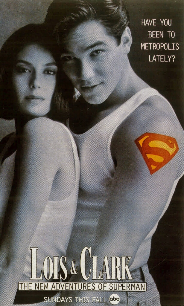 Μία από τις τηλεοπτικές μεταφορές, στην πιο μοντέρνα και νεανική εκδοχή: «Λόις & Κλαρκ, Οι νέες περιπέτειες του Σούπερμαν» (abc, 1993-1997), με την Τέρι Χάτσερ και τον Ντιν Κέιν στους ομώνυμους ρόλους. 