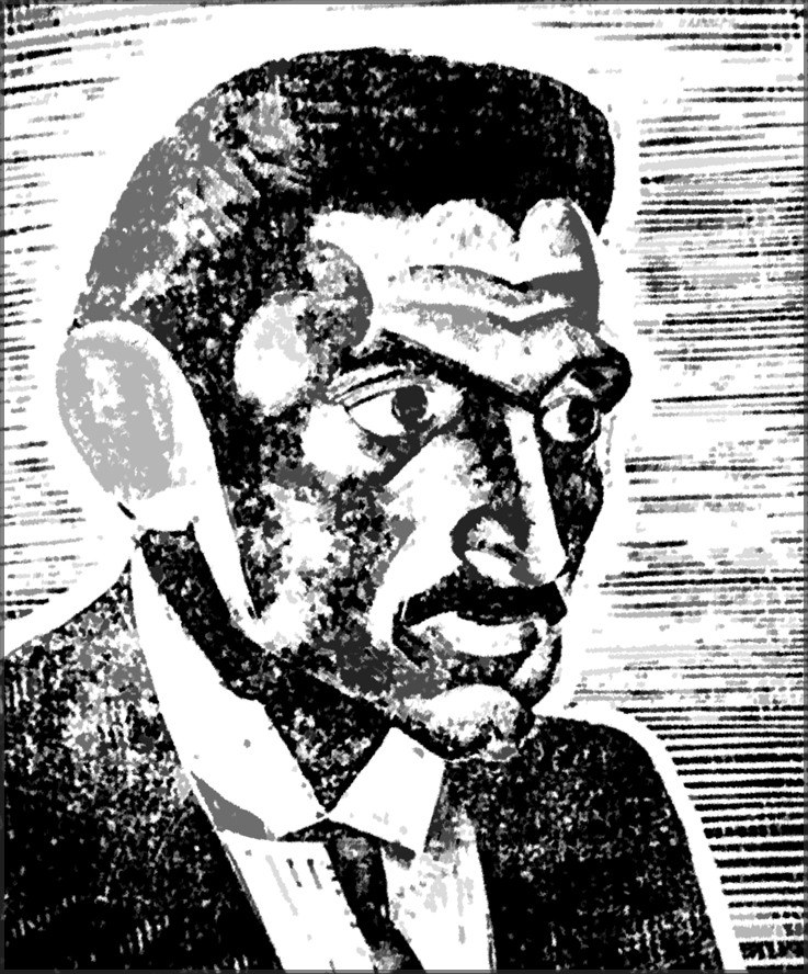 Ο Κ. Θεοτόκης (ξυλογραφία του Δ. Γαλάνη)