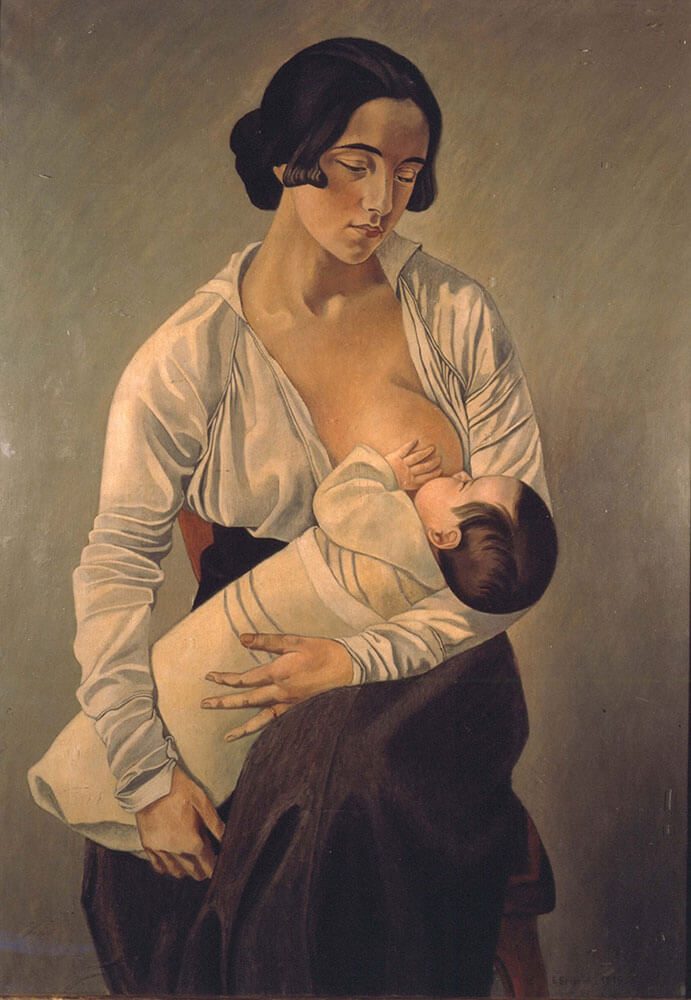 Gino Severini: «Μητρότητα» (1916) Moυσείο της Ετρουσκικής Ακαδημίας της Κορτόνα (Ιταλία)