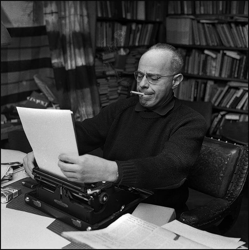 Ο Στανισλαβ Λεμ. Κρακοβία 1971 (Φωτ. Jakub Grelowski)